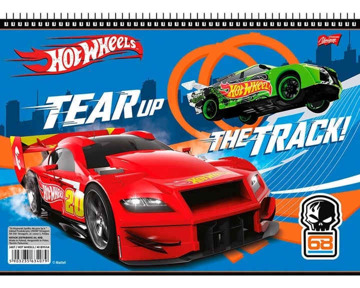 Μπλόκ Ζωγραφικής Salko 23X32 Νο21 40φ. Hot Wheels
