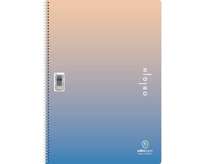 Τετράδιο Σπιράλ 20x30 Salko Origin 2θ.120σελ.