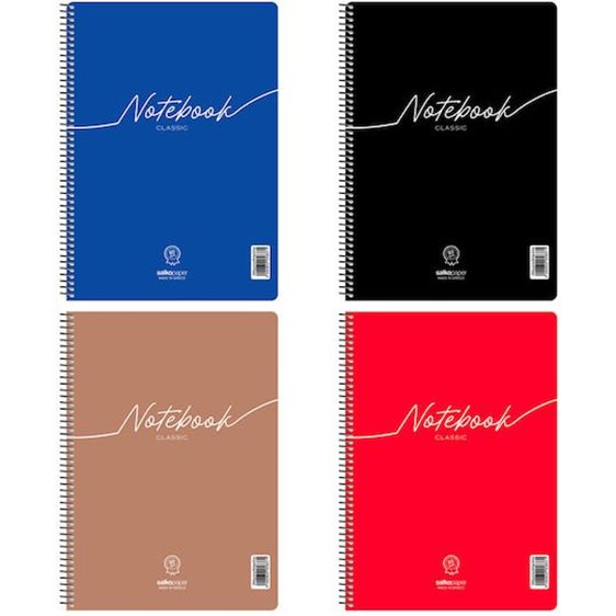 Τετράδιο Σπιράλ 17x25 Salko Notebook Classic 1θ. 30 φυλ.