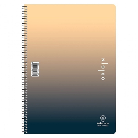Τετράδιο Σπιράλ 17x25 Salko Origin 1θ. 30 φυλ.