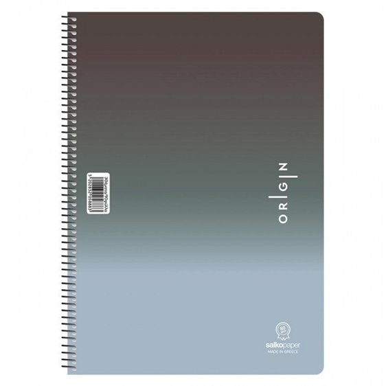 Τετράδιο Σπιράλ 17x25 Salko Origin 1θ. 30 φυλ.
