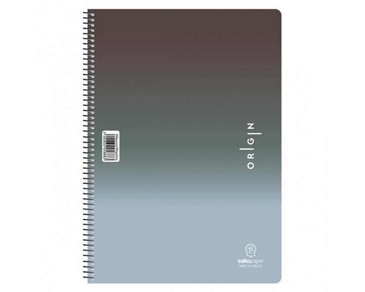 Τετράδιο Σπιράλ 17x25 Salko Origin 1θ. 30 φυλ.