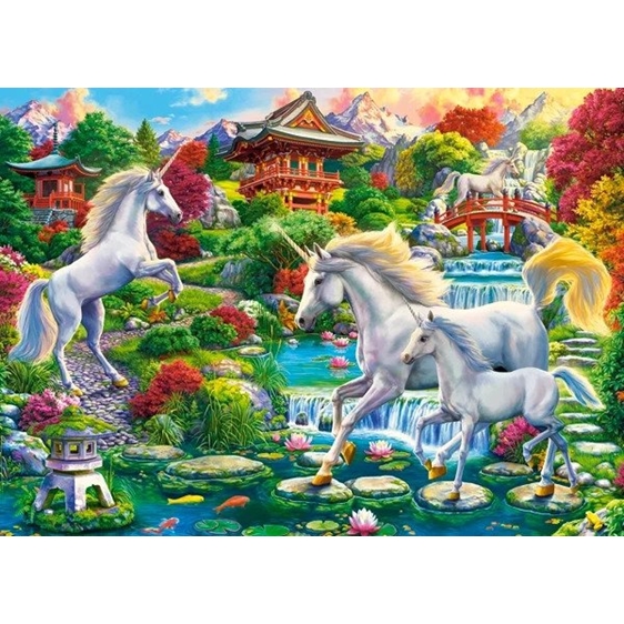 Παζλ Castorland 260τεμ. Unicorn Garden  32x23cm B-27590-1