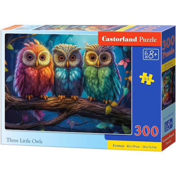 Παζλ Castorland 300τμχ 40x29cm Three Little Owls B-030545