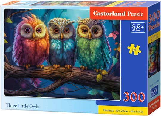 Παζλ Castorland 300τμχ 40x29cm Three Little Owls B-030545