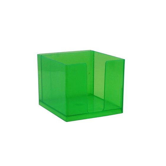 Κύβος Πλαστικός Αρχέτυπον Κενός Πράσινος Διάφανος
