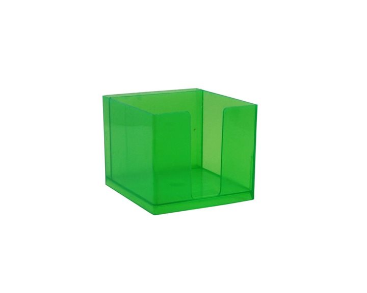 Κύβος Πλαστικός Αρχέτυπον Κενός Πράσινος Διάφανος