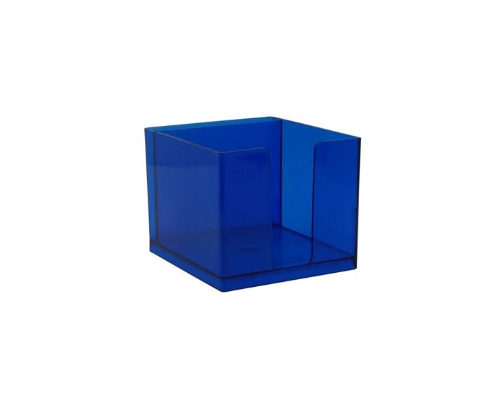 Κύβος Πλαστικός Αρχέτυπον Κενός Μπλε Διάφανος