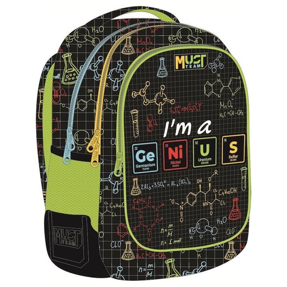 Τσάντα Πλάτης Must 39x27x17cm 3 Θήκες I am a Genius 000587760