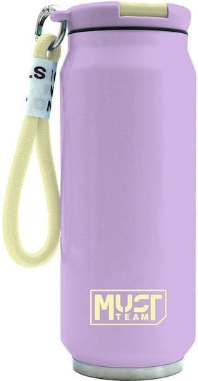 Παγούρι Θερμός Must Team Ανοξείδωτος 500ml 4 παστέλ χρώματα 000587506