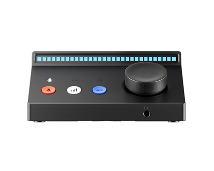 BOYA Caster X1 - Podcast Mic Mixer - 24bit 192kHz, 70dB gain, One-Click Auto Gain, Auto Vol Levels