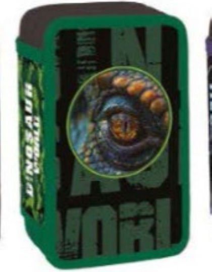 Yollo Κασετίνα Τριπλή Γεμάτη 20χ14χ6.5 Dino