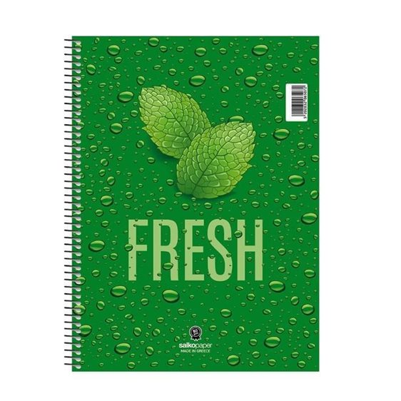 Τετράδιο Σπιράλ 20x30 Salko Fresh 4Θεμ.120φ.6509