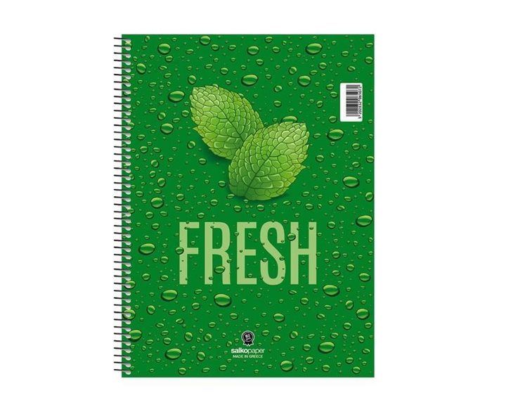 Τετράδιο Σπιράλ 20x30 Salko Fresh 4Θεμ.120φ.6509