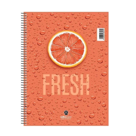 Τετράδιο Σπιράλ 20x30 Salko Fresh 4Θεμ.120φ.6509