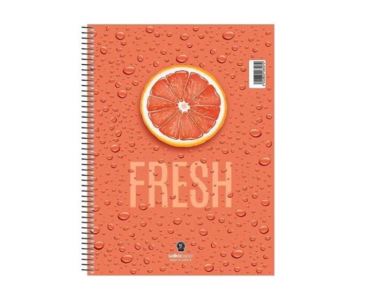 Τετράδιο Σπιράλ 20x30 Salko Fresh 4Θεμ.120φ.6509