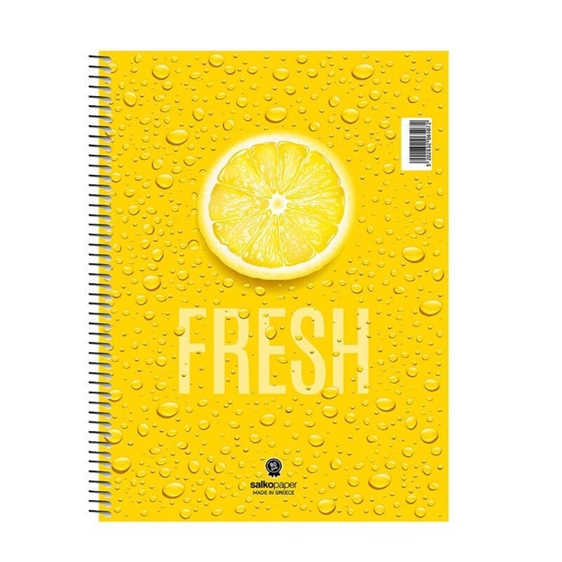 Τετράδιο Σπιράλ 20x30 Salko Fresh 4Θεμ.120φ.6509
