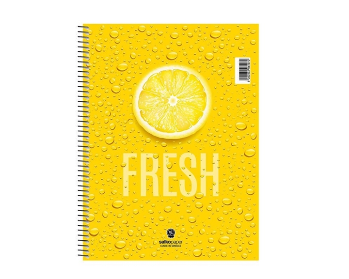 Τετράδιο Σπιράλ 20x30 Salko Fresh 4Θεμ.120φ.6509