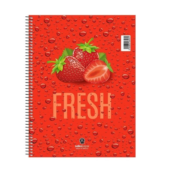 Τετράδιο Σπιράλ 20x30 Salko Fresh 4Θεμ.120φ.6509