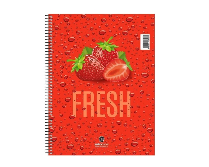 Τετράδιο Σπιράλ 20x30 Salko Fresh 4Θεμ.120φ.6509