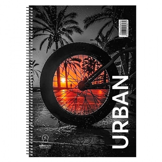 Τετράδιο Σπιράλ 17x25 Salko Urban 3θ. 90φύλλα.