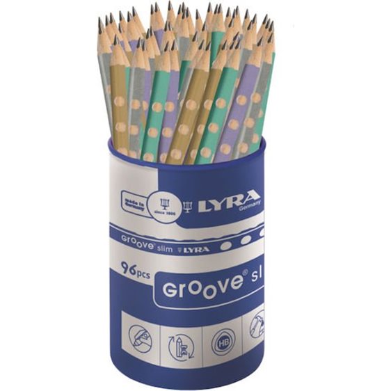 Μολύβι Lyra Groove Slim Graphite Metallic