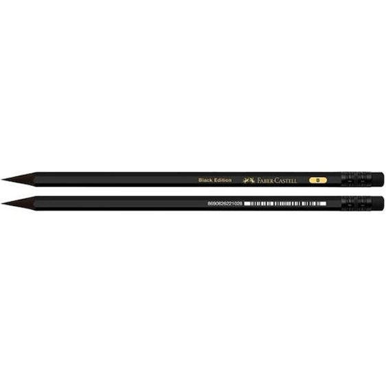 Μολύβι Faber-Castell Black Edition με Γόμα