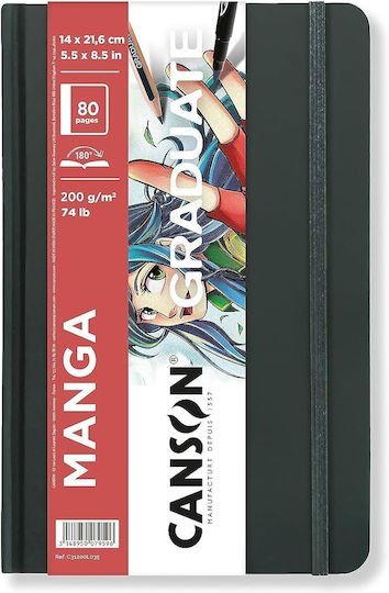 Graduate Canson Manga Book 200gr 14x21.6cm 80pages