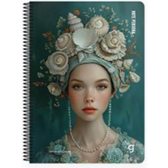 Τετράδιο Σπιράλ Gipta 21x29 3θ 80γρ.75φ. Persona
