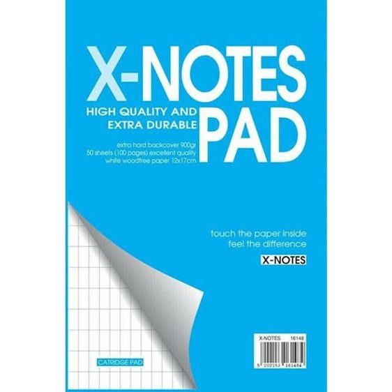 Μπλόκ 12x17 X-Notes  κατριγέ