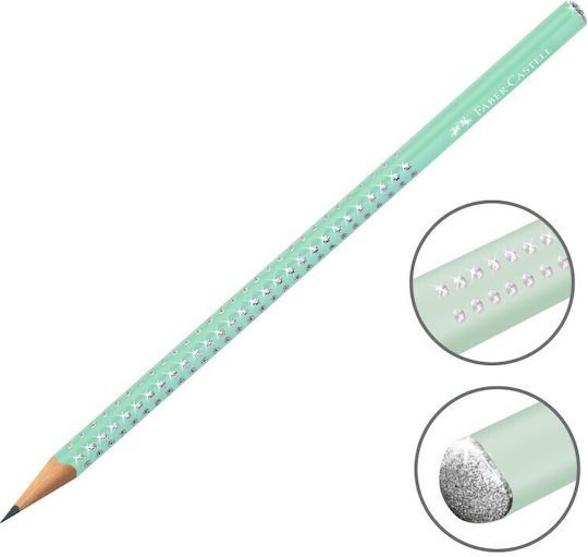 Μολύβι Faber-Castell Sparkle Aurora Jelly Mint 118293