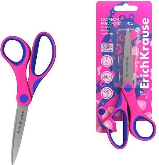 Ψαλίδι Μεταλλικό ErichKrause 15cm Comfort Pinna Kotta 65556