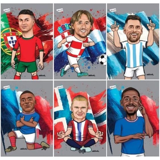Τετράδιο Lipa Mill Soft Cover Football Icons A4 40φ