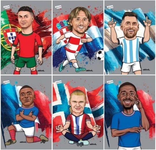 Τετράδιο Lipa Mill Soft Cover Football Icons A4 40φ
