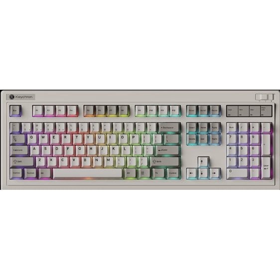 Keychron K10 Ultra (K10U-H4) ZMK Wireless 8K Mechanical Keyboard BananaSwitch (Hot-Swap) 100% Us Lay