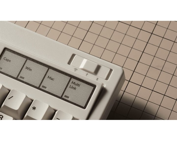 Keychron K10 Ultra (K10U-H4) ZMK Wireless 8K Mechanical Keyboard BananaSwitch (Hot-Swap) 100% Us Lay