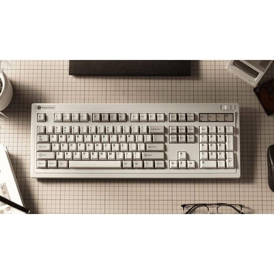 Keychron K10 Ultra (K10U-H4) ZMK Wireless 8K Mechanical Keyboard BananaSwitch (Hot-Swap) 100% Us Lay