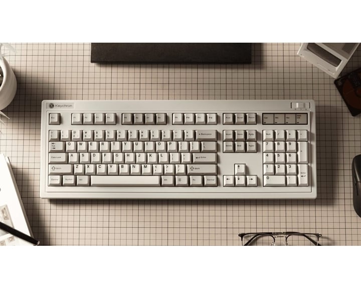 Keychron K10 Ultra (K10U-H4) ZMK Wireless 8K Mechanical Keyboard BananaSwitch (Hot-Swap) 100% Us Lay
