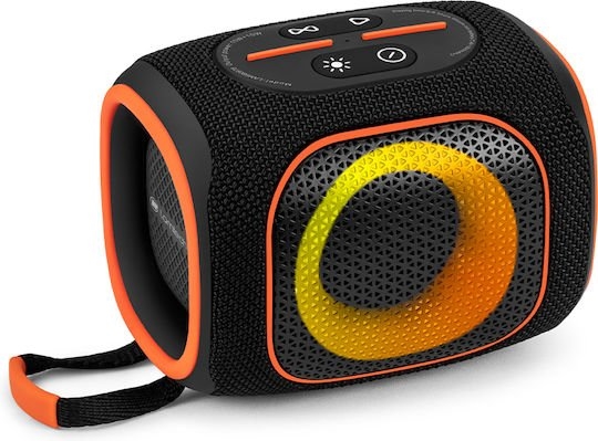 LAMTECH PORTABLE RGB WIRELESS V5.3 SPEAKER 20W BLACK ORANGE