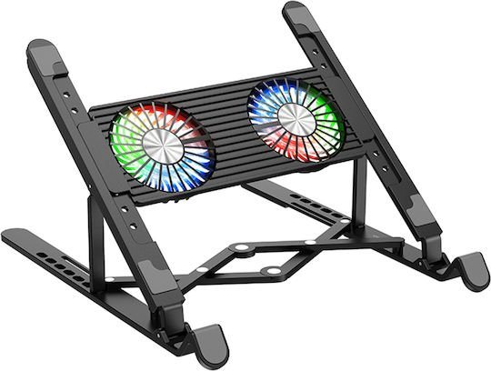 Lamtech Notebook Rgb Metal Folding Bracket 17.3'' Black