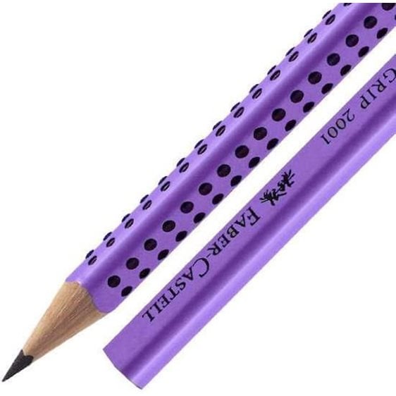 Μολύβι Faber-Castell Τριγωνικό Grip 2001 HB Λιλά 217037