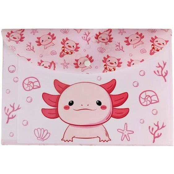 Φάκελος με Κουμπί Α4 Axolotls 000587557