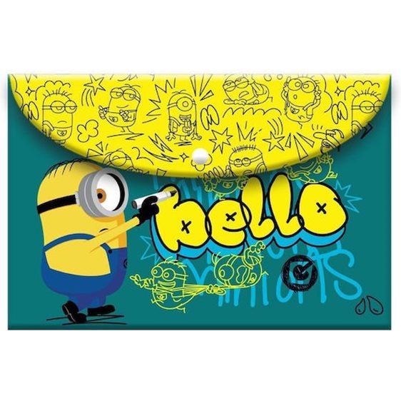 Φάκελος με Κουμπί Α4 Minions 000504227