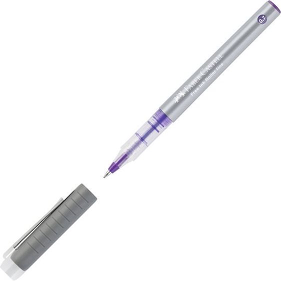 Στυλό Faber-Castell  Rollerball 0.7mm Violet  Free Ink Roller Fine 348136