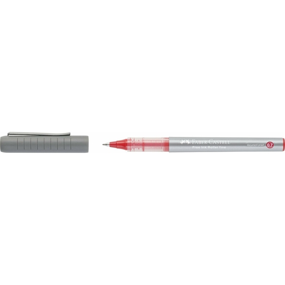 Στυλό Faber-Castell  Rollerball 0.7mm Κόκκινο  Free Ink Roller Fine 348121