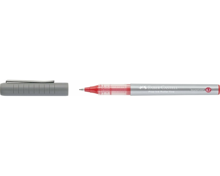 Στυλό Faber-Castell  Rollerball 0.7mm Κόκκινο  Free Ink Roller Fine 348121