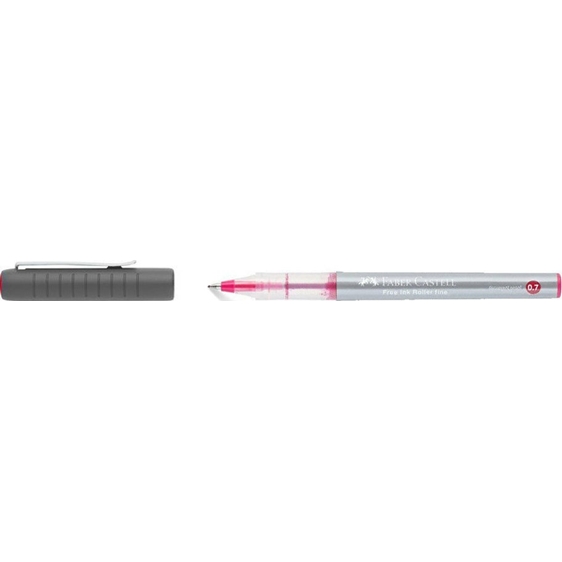 Στυλό Faber-Castell  Rollerball 0.7mm  Ροζ Μελάνι Free Ink Roller Fine 348147