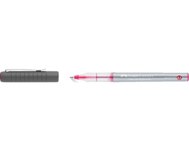 Στυλό Faber-Castell  Rollerball 0.7mm  Ροζ Μελάνι Free Ink Roller Fine 348147