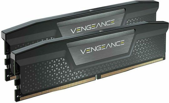 CORSAIR RAM DIMM XMS5 KIT 2x16GB CMK32GX5M2D6000Z38, DDR5, 6000MHz, LATENCY 38-44-44-96, 1.35V, VENGEANCE, AMD EXPO & INTEL XMP 3.0, GREY, LTW.