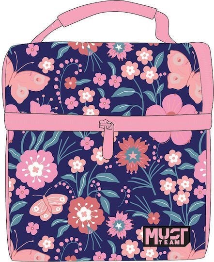 Τσαντάκι Φαγητού Ισοθερμικό Must Team 22x16x28  Butterfly Flowers 000587423